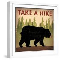 Take a Hike Black Bear-Ryan Fowler-Framed Art Print