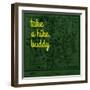 Take a Hike, Buddy - 1881, Yellowstone National Park 1881, Wyoming, United States Map-null-Framed Giclee Print