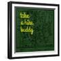 Take a Hike, Buddy - 1881, Yellowstone National Park 1881, Wyoming, United States Map-null-Framed Premium Giclee Print