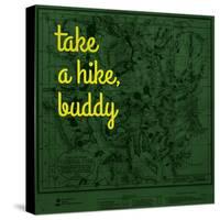 Take a Hike, Buddy - 1881, Yellowstone National Park 1881, Wyoming, United States Map-null-Stretched Canvas