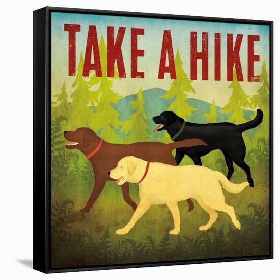 Take a Hike Lab II-Ryan Fowler-Framed Stretched Canvas