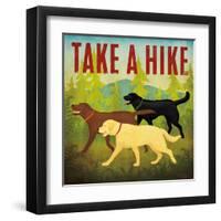 Take a Hike Lab II-Ryan Fowler-Framed Art Print