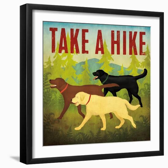 Take a Hike Lab II-Ryan Fowler-Framed Art Print