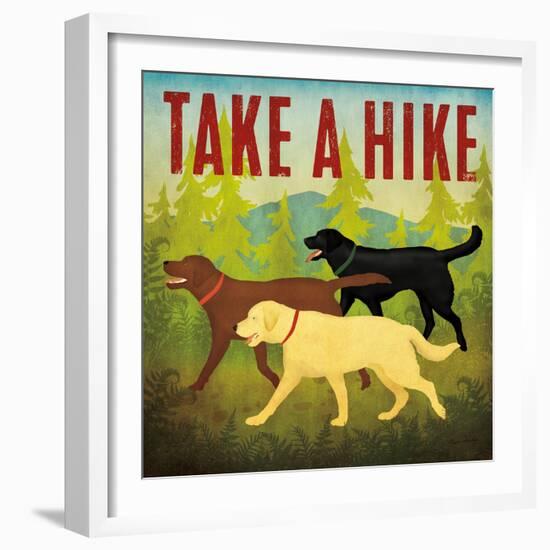 Take a Hike Lab II-Ryan Fowler-Framed Art Print