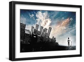 Take a Look Around-Alex Cherry-Framed Premium Giclee Print