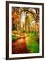 Take a Path in Autumn-Philippe Sainte-Laudy-Framed Premium Photographic Print