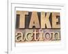 Take Action-PixelsAway-Framed Art Print