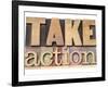 Take Action-PixelsAway-Framed Art Print