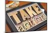 Take Action-PixelsAway-Mounted Photographic Print