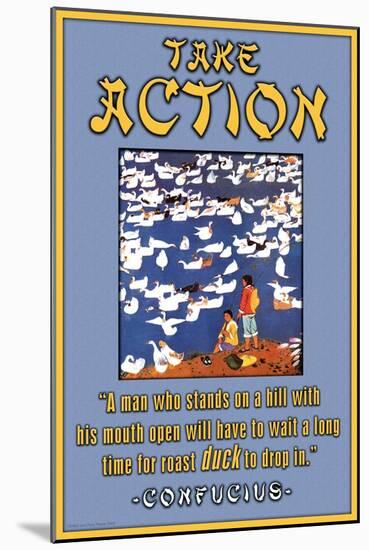 Take Action-null-Mounted Art Print