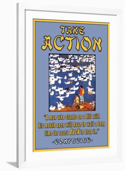 Take Action-null-Framed Art Print