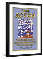 Take Action-null-Framed Art Print