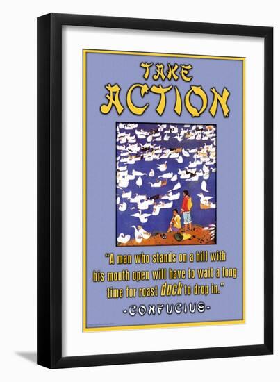 Take Action-null-Framed Art Print