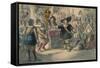 Take Away That Bauble: Cromwell Dissolving the Long Parliament, 1850-John Leech-Framed Stretched Canvas