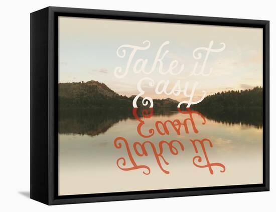 Take it Easy-Danielle Kroll-Framed Stretched Canvas