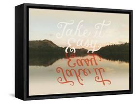 Take it Easy-Danielle Kroll-Framed Stretched Canvas