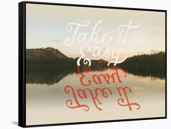 Take it Easy-Danielle Kroll-Framed Stretched Canvas