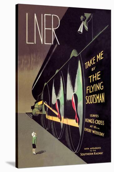 Take Me by the Flying Scotsman-null-Stretched Canvas