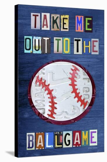 Take Me Out to the Ballgame-Design Turnpike-Stretched Canvas