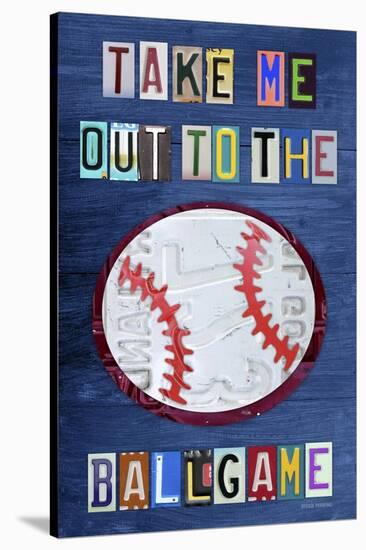 Take Me Out to the Ballgame-Design Turnpike-Stretched Canvas