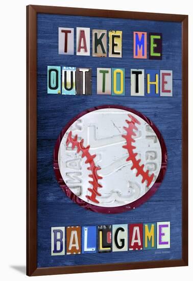 Take Me Out to the Ballgame-Design Turnpike-Framed Giclee Print