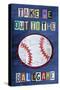Take Me Out to the Ballgame-Design Turnpike-Stretched Canvas
