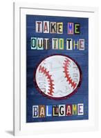 Take Me Out to the Ballgame-Design Turnpike-Framed Giclee Print