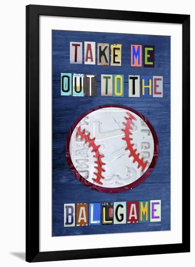 Take Me Out to the Ballgame-Design Turnpike-Framed Giclee Print