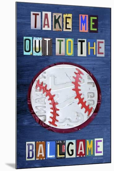 Take Me Out to the Ballgame-Design Turnpike-Mounted Giclee Print