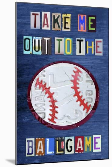 Take Me Out to the Ballgame-Design Turnpike-Mounted Giclee Print