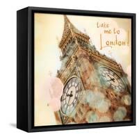 Take Me to London-Emily Navas-Framed Stretched Canvas