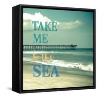 Take Me To The Sea-Marlana Semenza-Framed Stretched Canvas