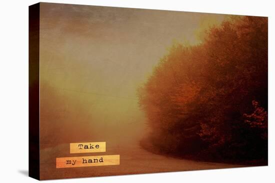 Take My Hand-Vintage Skies-Stretched Canvas