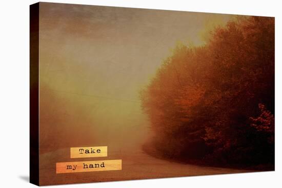 Take My Hand-Vintage Skies-Stretched Canvas