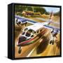 Take-Off for Success: the Britten-Norman Islander.-Wilf Hardy-Framed Stretched Canvas