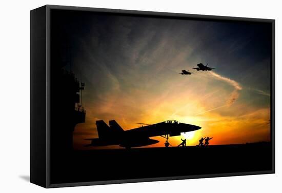 Take-Off-vadimmmus-Framed Stretched Canvas