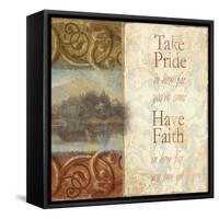 Take Pride in How Far You've Come-Tiffany Bradshaw-Framed Stretched Canvas