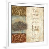 Take Pride in How Far You've Come-Tiffany Bradshaw-Framed Art Print