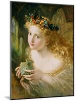 Take the Fair Face of Woman, and Gently Suspending, with Butterflies, Flowers, and Jewels Attending-Sophie Anderson-Mounted Giclee Print