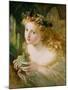 Take the Fair Face of Woman, and Gently Suspending, with Butterflies, Flowers, and Jewels Attending-Sophie Anderson-Mounted Giclee Print