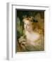 Take the Fair Face of Woman, and Gently Suspending, with Butterflies, Flowers, and Jewels Attending-Sophie Anderson-Framed Premium Giclee Print