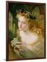 Take the Fair Face of Woman, and Gently Suspending, with Butterflies, Flowers, and Jewels Attending-Sophie Anderson-Framed Giclee Print