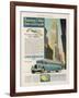 Take the Greyhound Lines to New York-null-Framed Art Print