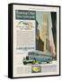 Take the Greyhound Lines to New York-null-Framed Stretched Canvas