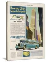Take the Greyhound Lines to New York-null-Stretched Canvas