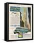 Take the Greyhound Lines to New York-null-Framed Stretched Canvas