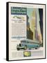 Take the Greyhound Lines to New York-null-Framed Stretched Canvas