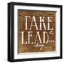 Take the Lead-Jace Grey-Framed Art Print