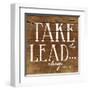 Take the Lead-Jace Grey-Framed Art Print