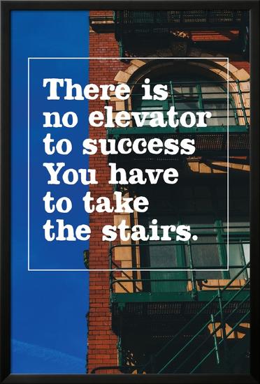 Take The Stairs-null-Lamina Framed Poster